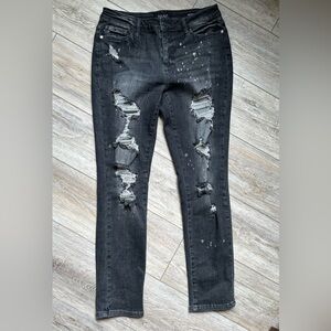 Judy Blue Better Believe It Boyfriend Jeans Gray 9/29